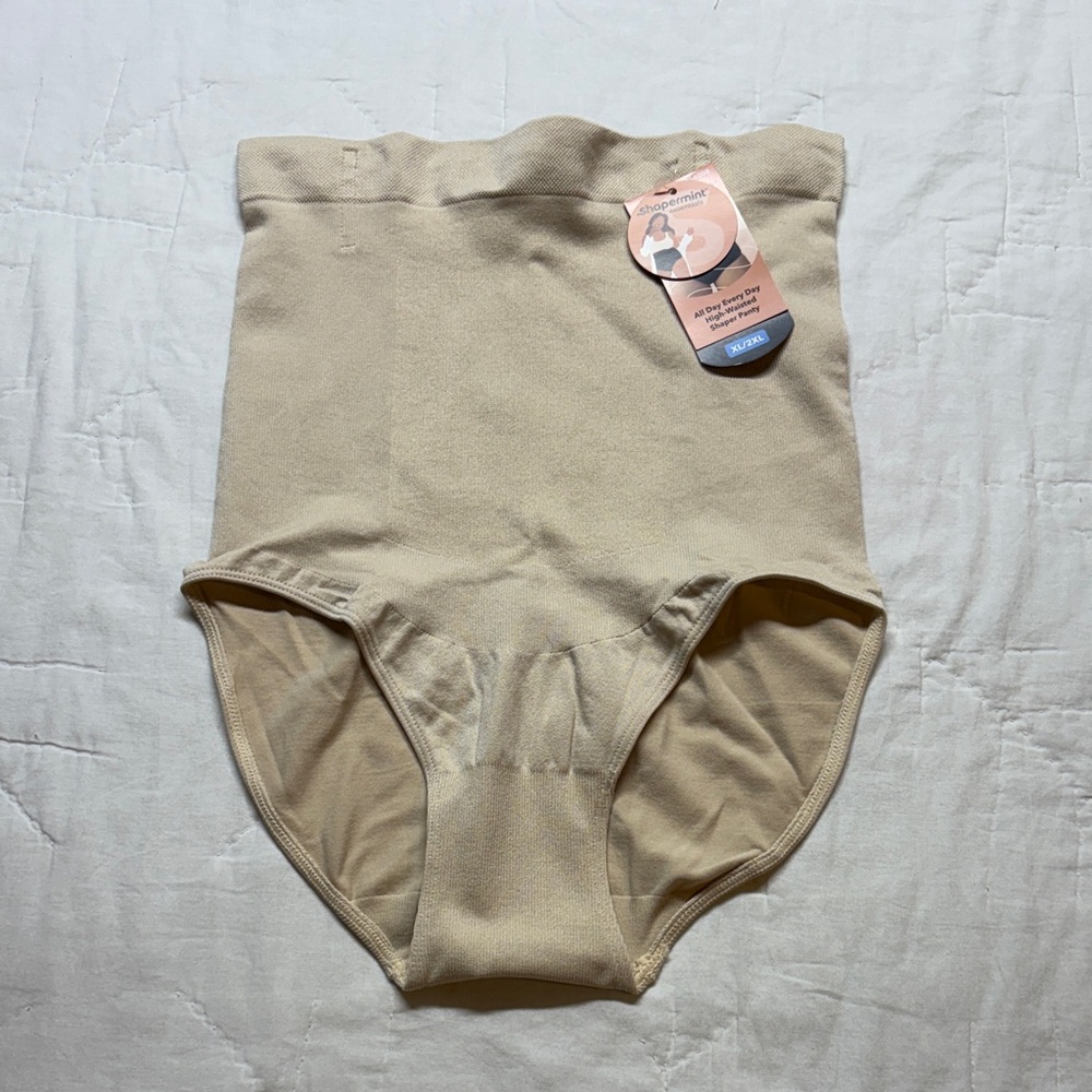 Shapermint Essentials High-Waisted‎ Shaper Panty XL/2XL NWT Tummy Control Nude